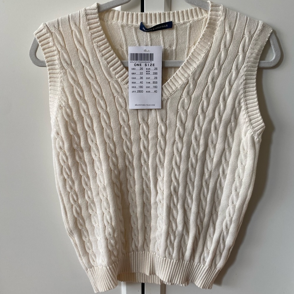 Brandy Melville Sweater Vest